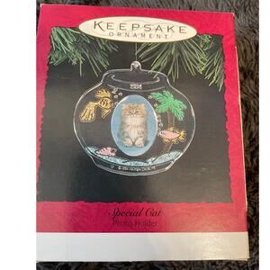 1994 Hallmark Ornament "Special Cat" Photo Holder
